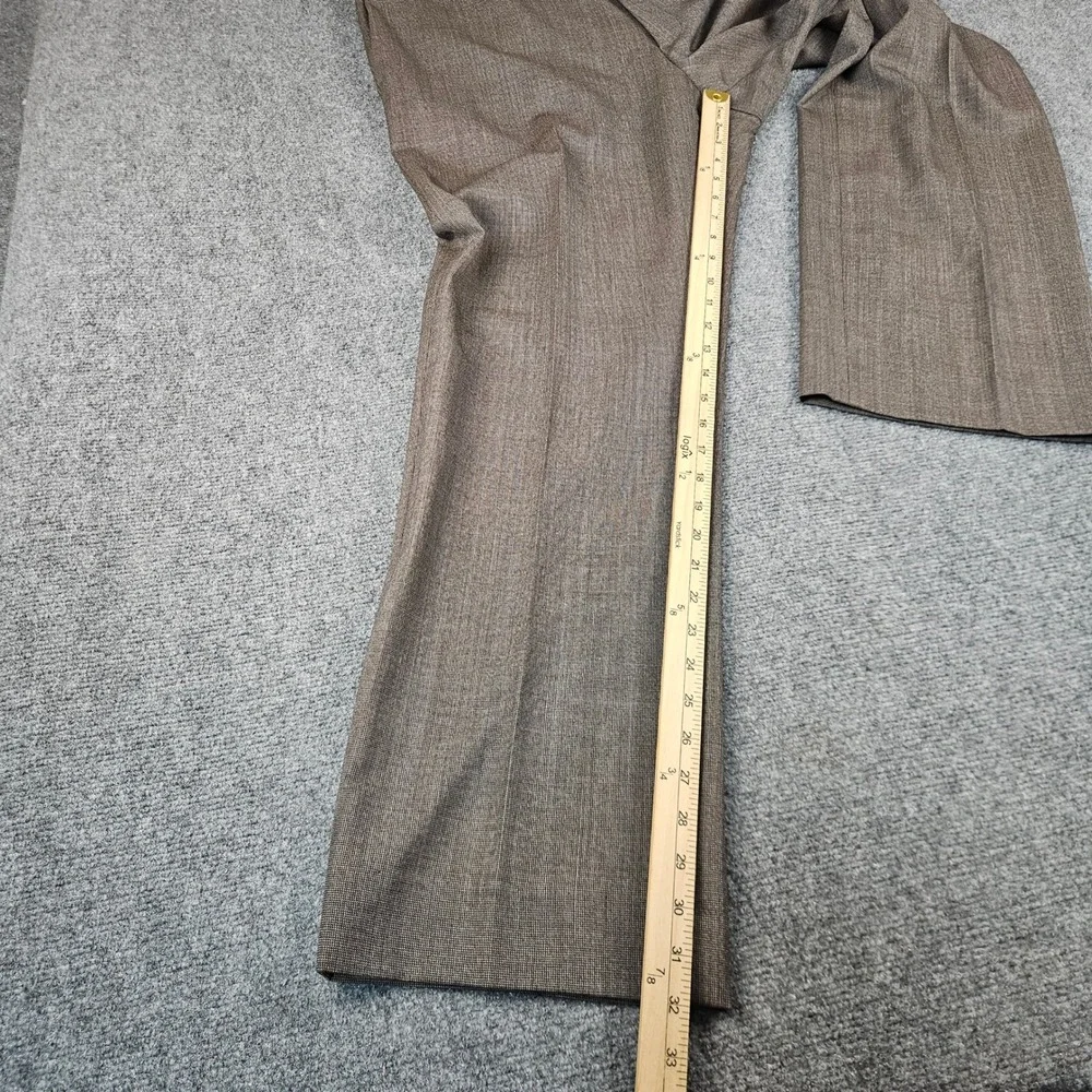 Banana Republic Mens 36 Brown 100% Wool Classic Fit Dress Pants Trousers